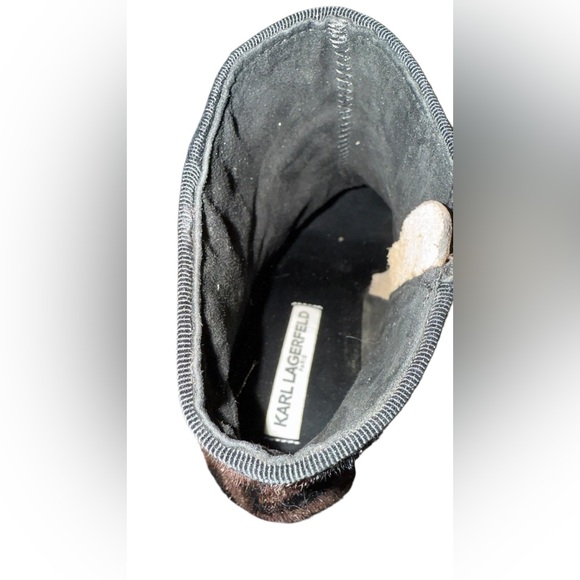 Karl Lagerfeld Lainey Bootie Heels-Leopard - Picture 9 of 10